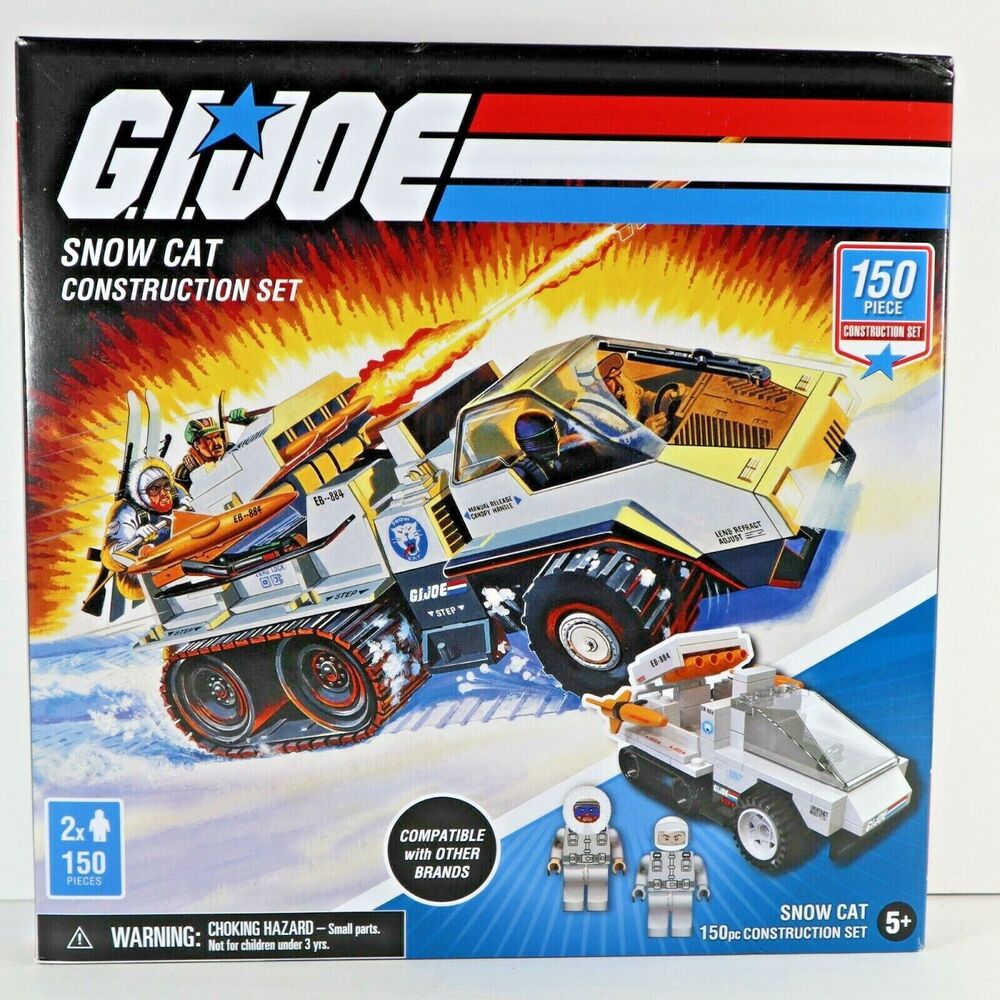 GI JOE SNOW CAT CONSTRUCTION SET HASBRO FOREVER CLEVER 150 PIECE 2020